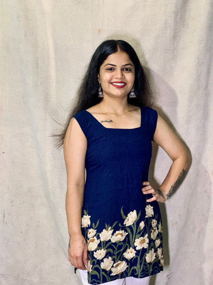 Kuhoo’s Neelkamal Cotton Kurthi 🌸